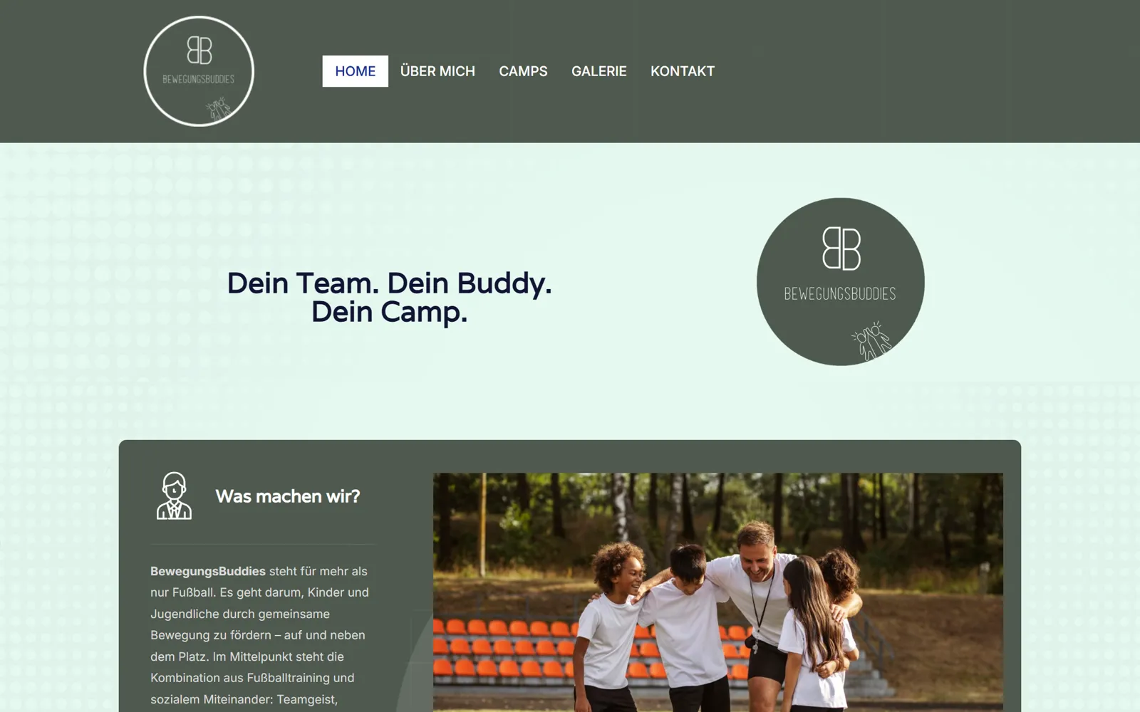 Webseite bewegungsbuddies.at